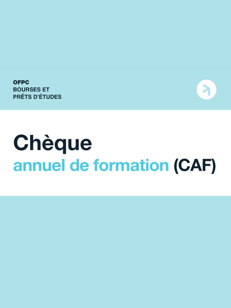 Pay for your course with a CAF!