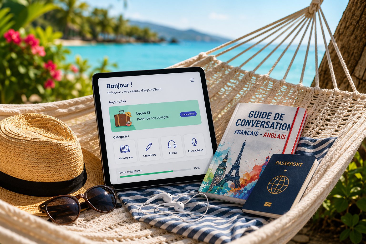 Garder son niveau pendant les vacances : astuces ludiques